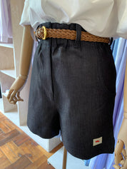 Safari shorts - denim